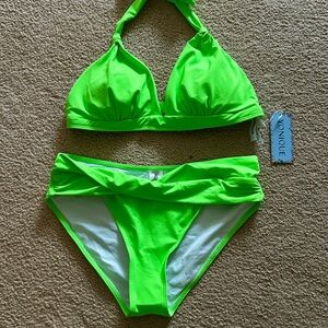 Younique Neon Green Bikini Set